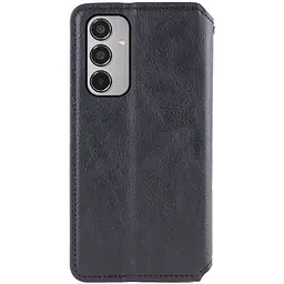 Шкіряний чохол-книжка GETMAN Cubic (PU) для Samsung Galaxy M35 5G Чорний - мініатюра 2