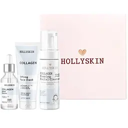 Набір косметики для обличчя Hollyskin Collagen Intensive Care: Сироватка 30 мл + Маска 100 мл + Очищаюча пінка 150 мл - мініатюра 2