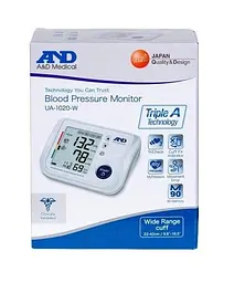 Тонометр AND UA-1020w Afib з адаптером автоматичний на плече