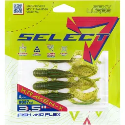 Силікон Select Kraken-X SE 3.5" 087 (4 шт/уп) - мініатюра 2