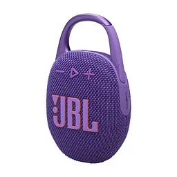 Портативна колонка бумбокс JBL Clip 5 Purple - мініатюра 2