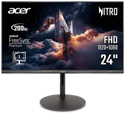 Монітор Acer 23.8" XF240YX1biiph (UM.QX0EE.105) Black teh0022141 - мініатюра 2
