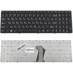 Клавіатура для ноутбука LENOVO (Y570) rus чорний чорний frame