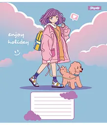 Набір зошитів 1 Вересня Anime girl А5 в косу лінію 12 аркушів 25 шт. (767199) - мініатюра 3