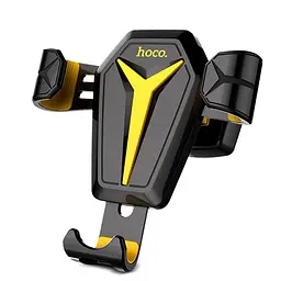 Холдер Hoco CA22 Black/Yellow (Кріплення Вентиляційна грати)