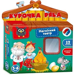 Гра настільна Vladi Toys Магнітний театр Курочка Ряба VT3206-31
