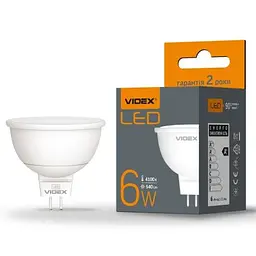 Лампочка TITANUM LED MR16e 6W GU5.3 4100K (VL-MR16e-06534) - мініатюра 3