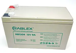 Акумулятор свинцево-кислотний Rablex RB1209 акумуляторна батарея 12V-9A 9000мah - мініатюра 2