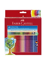 Набір олівців 48 кол. FABER CASTELL Grip 2001 акварельні тригранні + аксесуари (112448)
