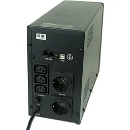 Джерело безперебійного живлення EnerGenie EG-UPS-034 1500VA - мініатюра 2