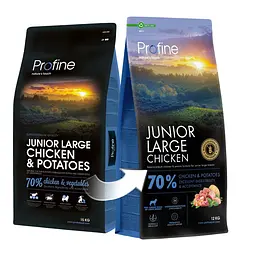 Корм сухий Profine Junior Large Chicken and Potatoes для цуценят і юніорів великих порід, з куркою і картоплею - мініатюра 6