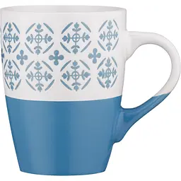 Чашка Ardesto Ornament 320 мл синьо-біла (AR3045BL) - мініатюра 2