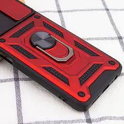Ударостійкий чохол Camshield Serge Ring для Xiaomi Redmi Note 11 Global / Note 11S Червоний - мініатюра 2