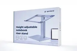 Підставка для ноутбука до 15.6" NBS-D1-02, Silver Gembird teh0023848 - мініатюра 6