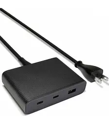 Зарядний пристрій ZMI 65W 3 порти 2C + 1 A з кабелем Type-C 1m чорний - мініатюра 6