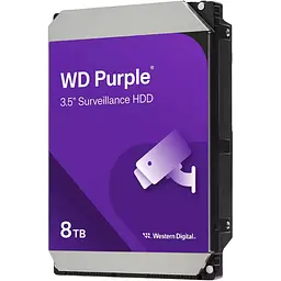 Жорсткий диск 3.5` WD Purple 8TB SATA 256MB (WD85PURZ) [141092] - мініатюра 2