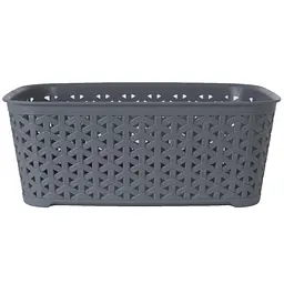 Кошик Diomedea без кришки 28.7х21.8x10.9 см 4.7 л сірий (К11-130) - мініатюра 2