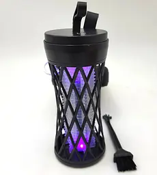 Лампа для комарів акумуляторна 5W від USB 2в1 LED світильник нічник і Електрична пастка знищувач комах 15см UKC Mosquito Killer Lamp LY-859 - мініатюра 12