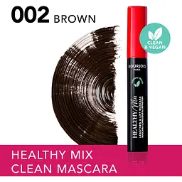 Туш для вій Bourjois Healthy Mix Подовження та підняття, відтінок 002 (Brown), 7 мл - мініатюра 3