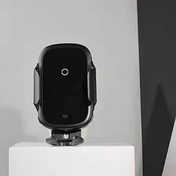 Тримач в машину с Бездротовою Зарядкою Baseus Light Electric 15W чорний (27369) - мініатюра 3