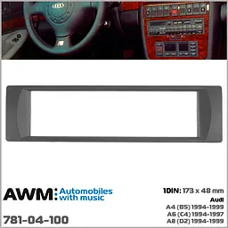 Перехідна рамка Audi A4, A6, A8 AWM 781-04-100 - мініатюра 4