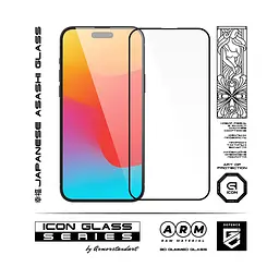 Захисне 3D скло для Apple iPhone 15 Plus, Icon 3D, загартоване, 9H, загартоване скло, повне проклеювання, протиударне, глянсове з олеофобним покриттям, на весь екран, сумісне з чохлами, проста установка, ArmorStandart (ARM68214) - мініатюра 2