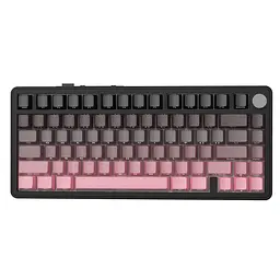 Бездротова клавіатура ATTACK Shark X85 Pink 75% | RGB підсвітка | бокове гравіювання