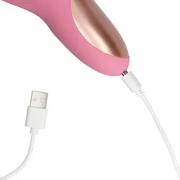 Вібратор-кролик Loveline G-spot Fluttering, 24.8 см (рожевий) - мініатюра 5