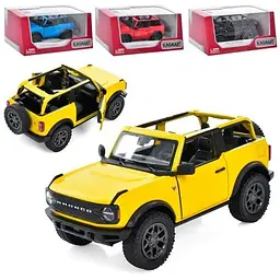 Модель джип FORD BRONCO 5 hard top KT5438WB Жовтий shop (2000999304705) - мініатюра 1