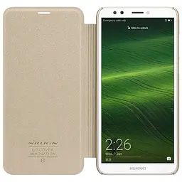 Чохол-книжка Nillkin Sparkle Leather Case HuAwei Y7 Prime 2018/Enjoy 8 Gold - мініатюра 3