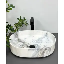 Умивальник VBI Verona 50 granit matt накладний VBI-011304, Мармур