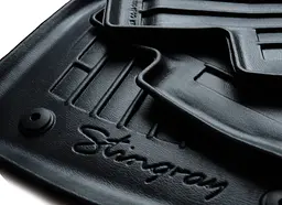 Килимок в багажник 3D для Toyota Highlander (XU70) (2019-...) (5 of 7 Seats) (with sub) - мініатюра 4