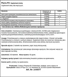 Таблетки для збільшення пеніса PenisFit 60 шт. - мініатюра 2
