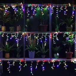 Гірлянда ColorWay Бахрома 3мx0.6м 100Led IP20 кольорова (CW-GF-100L36VMC) - мініатюра 3