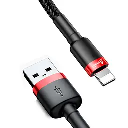 Кабель Avantis AC-48i Cool USB – Lightning- чорно-червоний