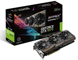 Відеокарта ASUS ROG Strix GeForce GTX 1070 OC Edition 8GB GDDR5 (STRIX-GTX1070-O8G-GAMING) б/в - мініатюра 3
