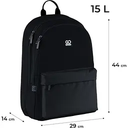 Рюкзак GoPack Education Teens 140 чорний (GO25-140L-3) - мініатюра 3