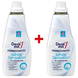 Гель для прання білого одягу DenkMit White Sensation, 1 л, 40 стирок, 2 шт