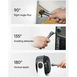 Викрутка з комплектом біт Duka RS-2 Ratchet Screwdriver Set 40in1 [155038] - мініатюра 9