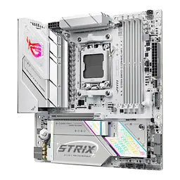 Материнcька плата ROG STRIX B850-G GAMING WIFI sAM5 B850 4xDDR5 M.2 HDMI DP WiFi BT mATX білий Asus teh0019083 - мініатюра 6
