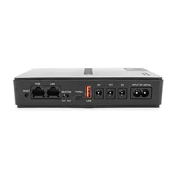 ДБЖ UPS-18W DC1018P YT45949 для роутерів/комутаторів/PON/POE-430, 5//9/12V, 1A, 11600MAh(знімні 4*2900MAh), Black, BOX - мініатюра 3