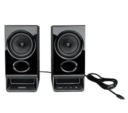 Комп'ютерні колонки 2.0 Edifier R-20-BT 5W USB-C, AUX, Bluetooth Black - мініатюра 4