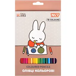 Олівці кольорові Yes Miffy 18 кольорів (290791)