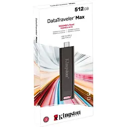 USB флеш-накопичувач Kingston DataTraveler Max 512GB USB-C 3.2 Gen 2 Black (DTMAX/512GB) [83518] - мініатюра 8