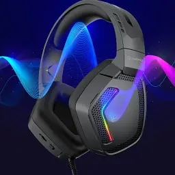 Навушники HF Stereo GamePro HS605 RGB Black (HS605) UA - мініатюра 7
