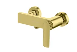 Змішувач для душу Kohlman Experience brushed gold настінний KPL-QW120EGDB, Золотий - мініатюра 3