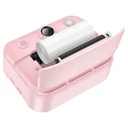 Дитячий фотоапарат HOCO DV204 з функцією миттєвого друку, підтримка microSD card, Pink, Box - мініатюра 3