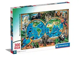 Пазл Clementoni Super: Чудовий світ тварин (Super - The Wonderful Animal World Puzzle - 300 pcs.), 300 ел. (21723)