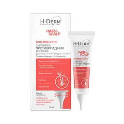 Сироватка Health Derm Laboratory.проти випадіння волосся Anti-loss аctive із серії Hair & Scalp 70 мл