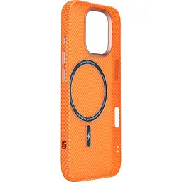 Чохол ArmorStandart LikeCarbon2 SE MagCase для Apple iPhone 17 Kevlar Orange Rose Gold (ARM89167) [156299] - мініатюра 4